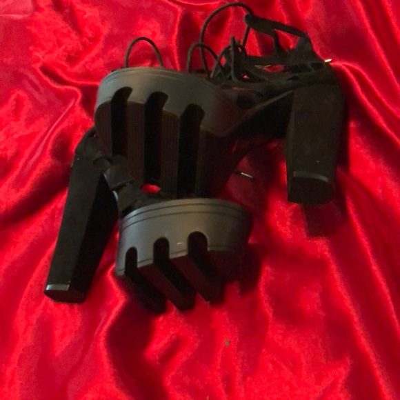 Platform open toe boots - Picture 2 of 4